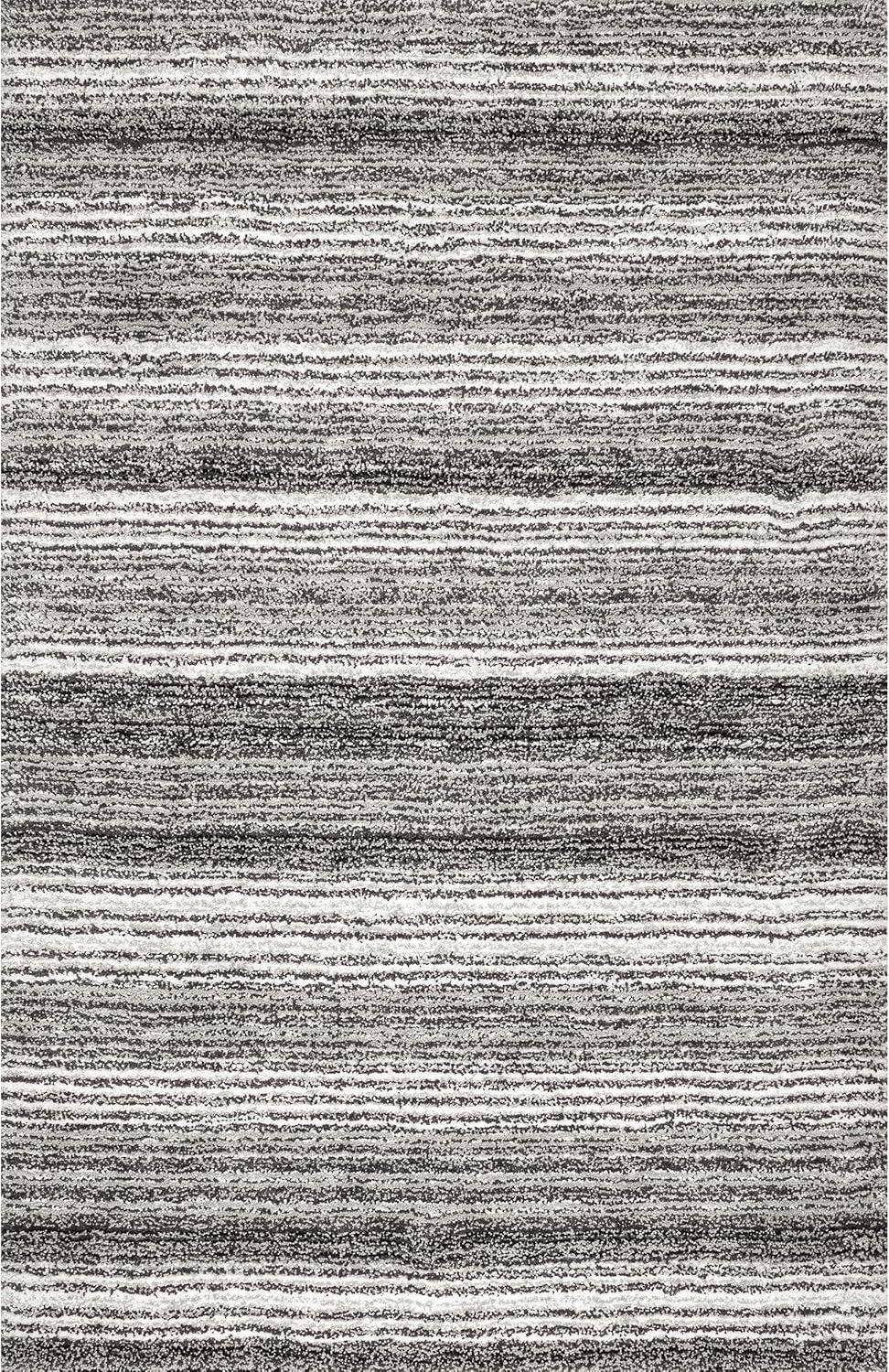 nuLOOM Classie Hand Tufted Shag Area Rug, 10' x 14', Gray Multi