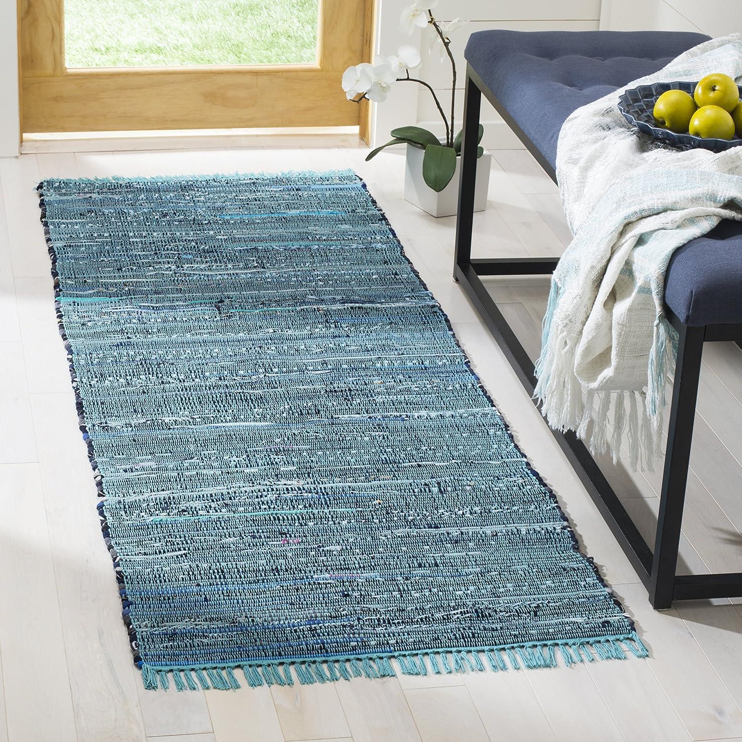 Rag Area Rug RAR121 Hand Woven Area Rug  - Safavieh