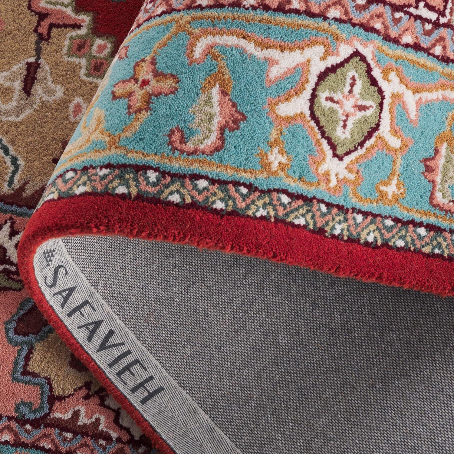 SAFAVIEH Heritage York Oriental Wool Runner Rug, Red/Blue, 2'3" x 8'