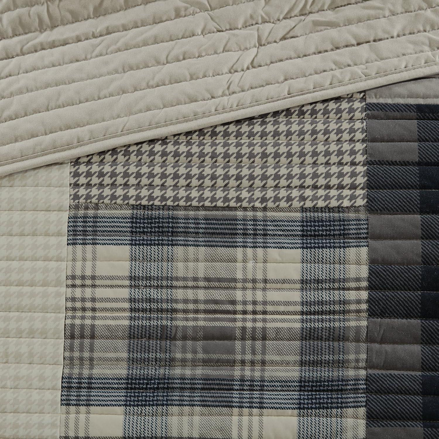 Winter Hills Oversized Cotton Quilt Bedding Set Tan - Woolrich