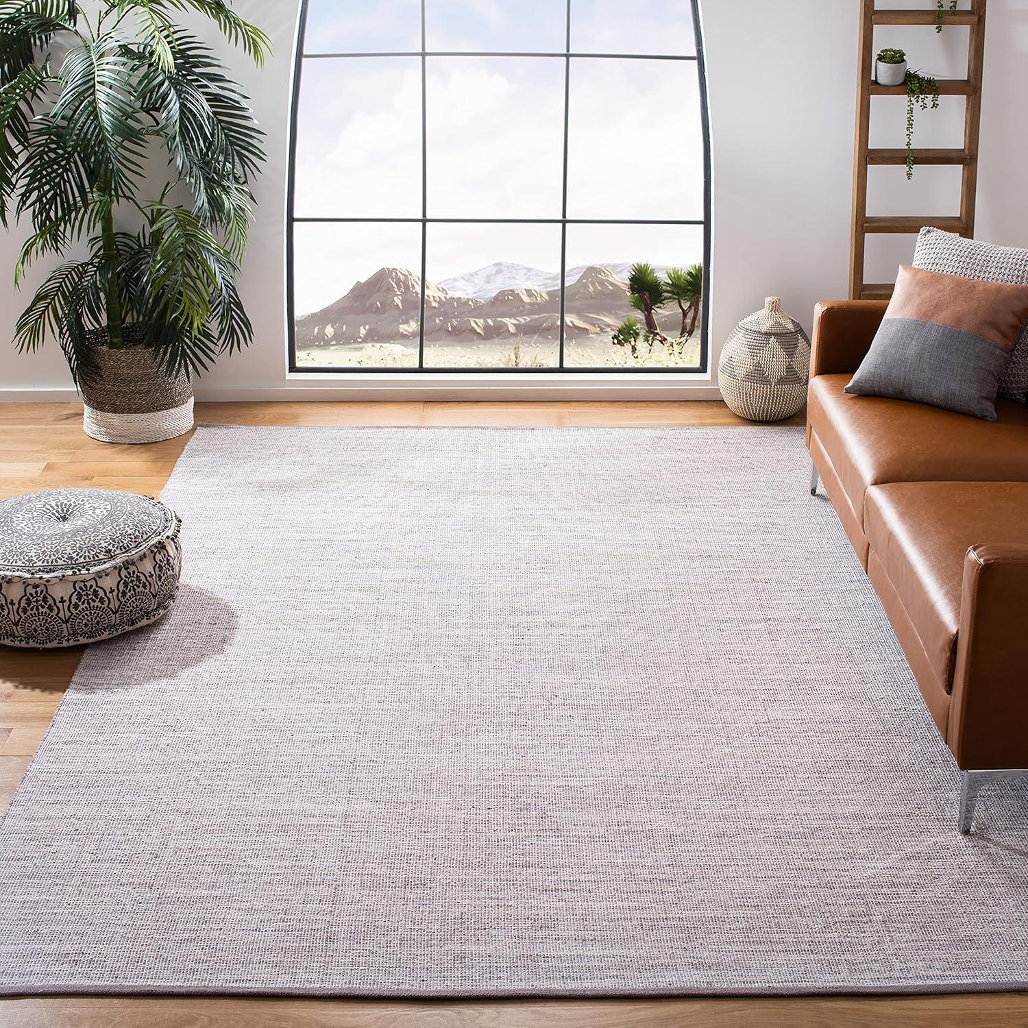 Montauk MTK250 Hand Woven, Flat Weave Indoor Area Rug - Silver - 6'x9' - Safavieh
