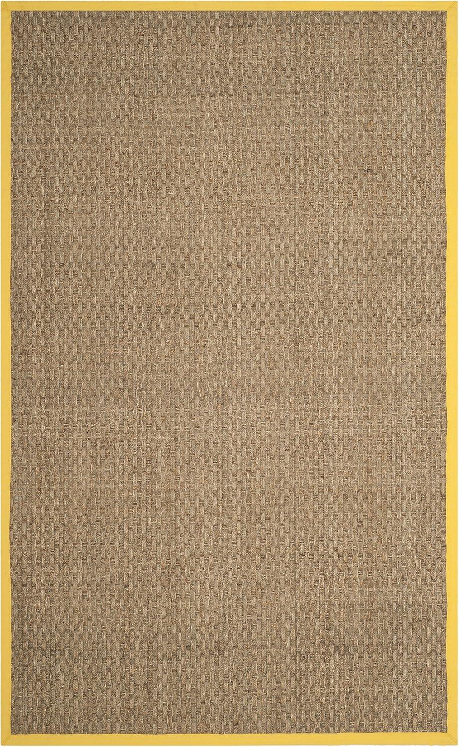 Natural Fiber NF114 Power Loomed Indoor Area Rug - Natural/Gold - 5'x8' - Safavieh.
