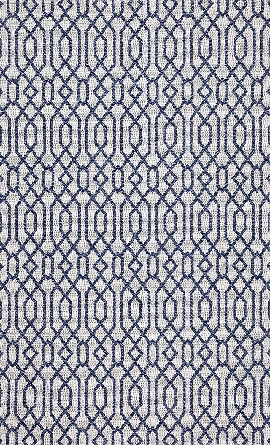Augustine AGT421 Power Loomed Area Rug - Navy/Light Grey - 8'x10' - Safavieh.