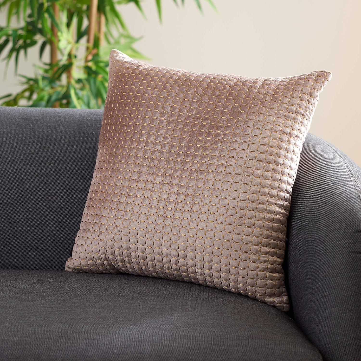 Safavieh Geometric Viscose, Cotton Reversible Throw Pillow