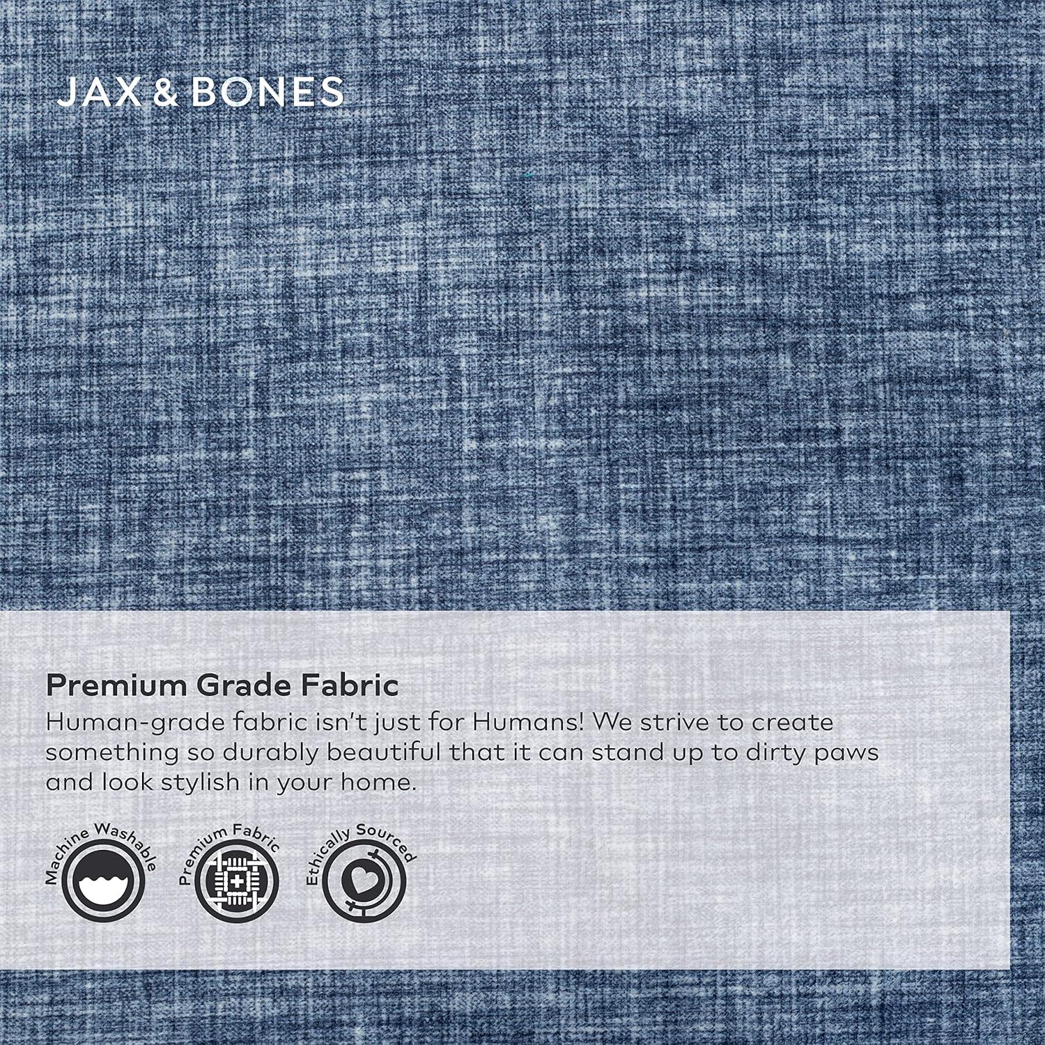 Jax & Bones Striped Polyester Pet Bed