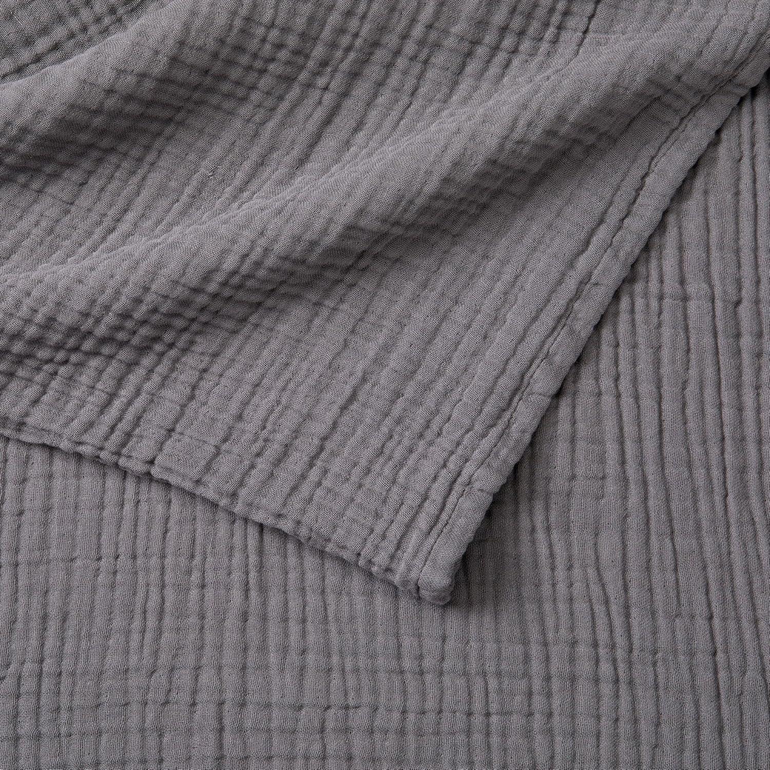 Market & Place 100% Cotton Muslin Bed Blanket