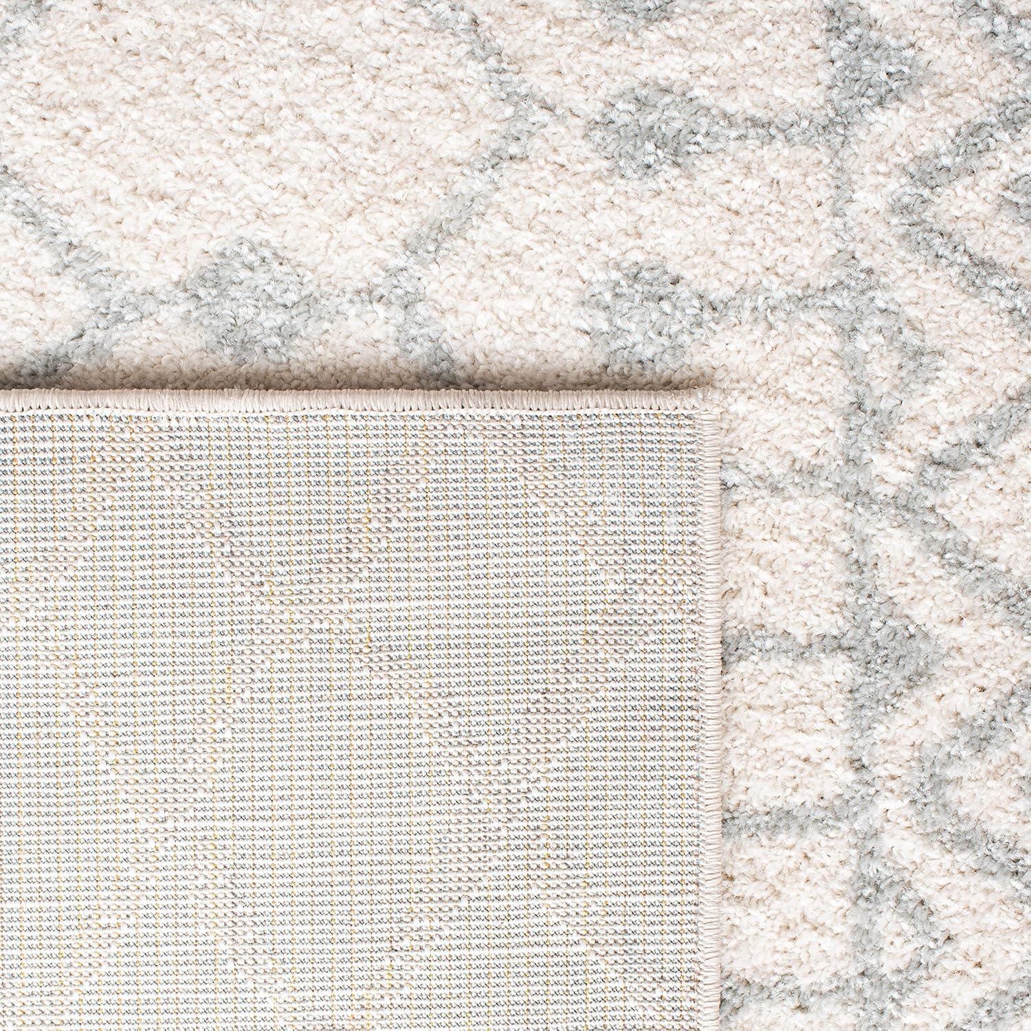 SAFAVIEH Tulum Glen Oriental Area Rug, Ivory/Light Grey, 12' x 18'