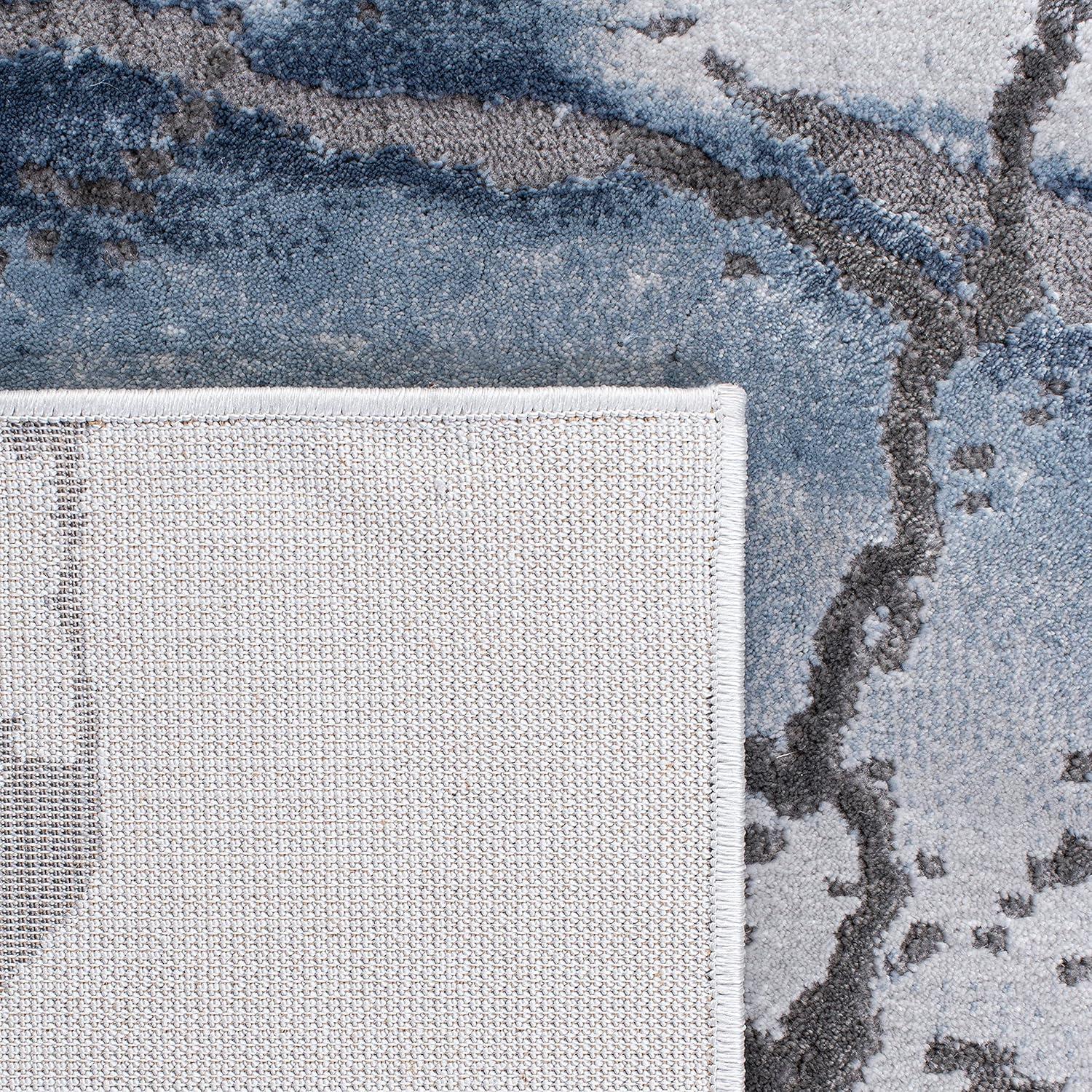 Craft CFT877 Loomed Indoor Area Rug - Grey/Blue - 6'7"x9' - Safavieh