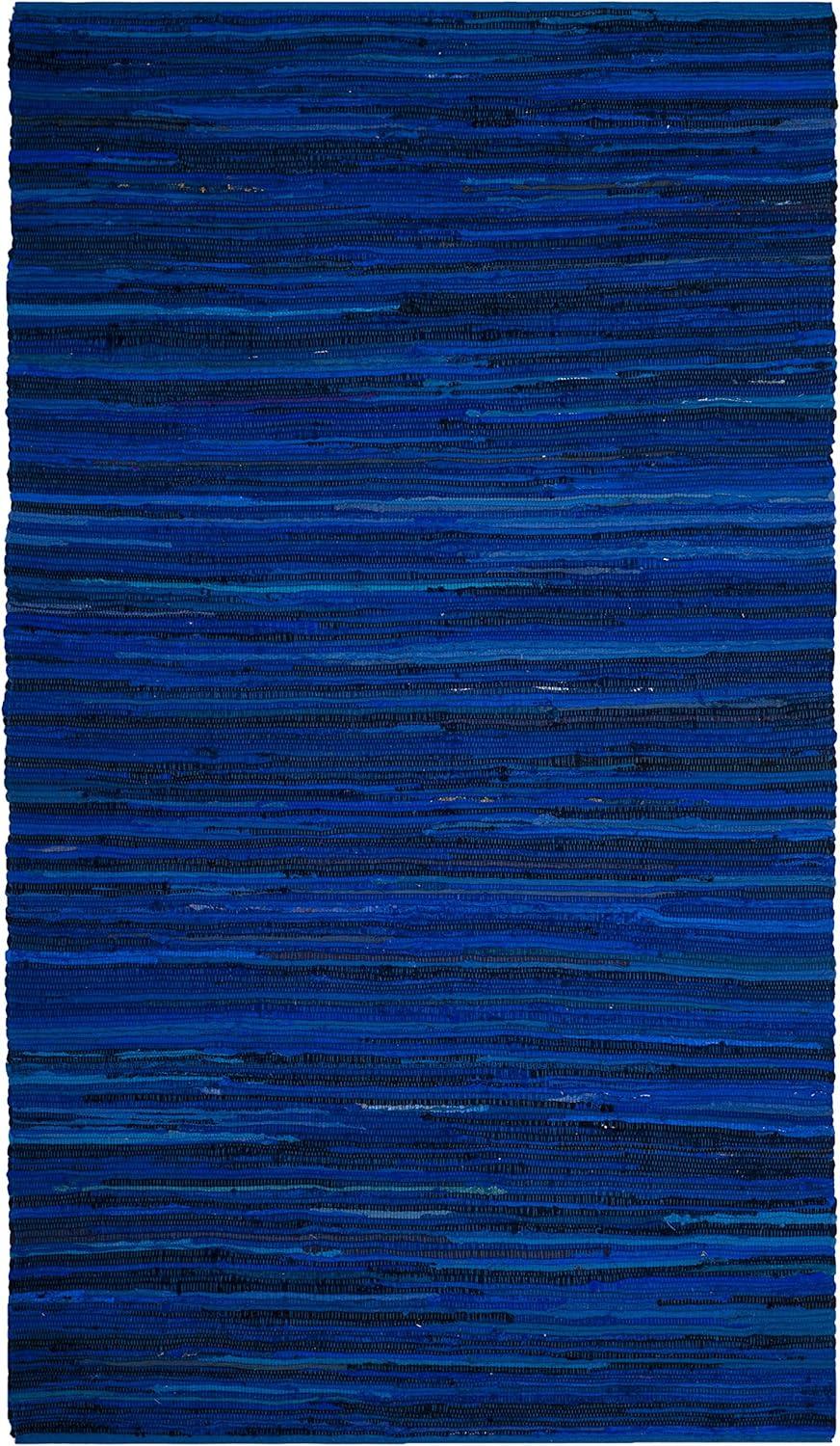 Rag Blue/Multi 10 ft. x 14 ft. Striped Area Rug