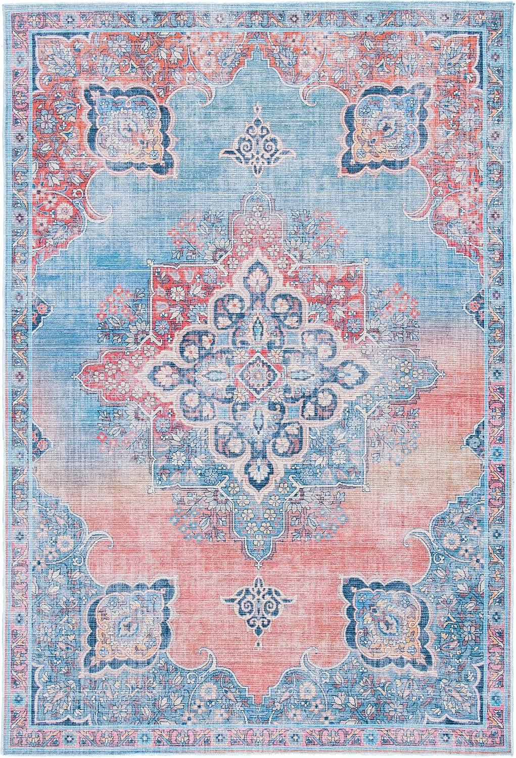 SAFAVIEH Serapi Skylar Oriental Area Rug, Red/Blue, 9' x 12'