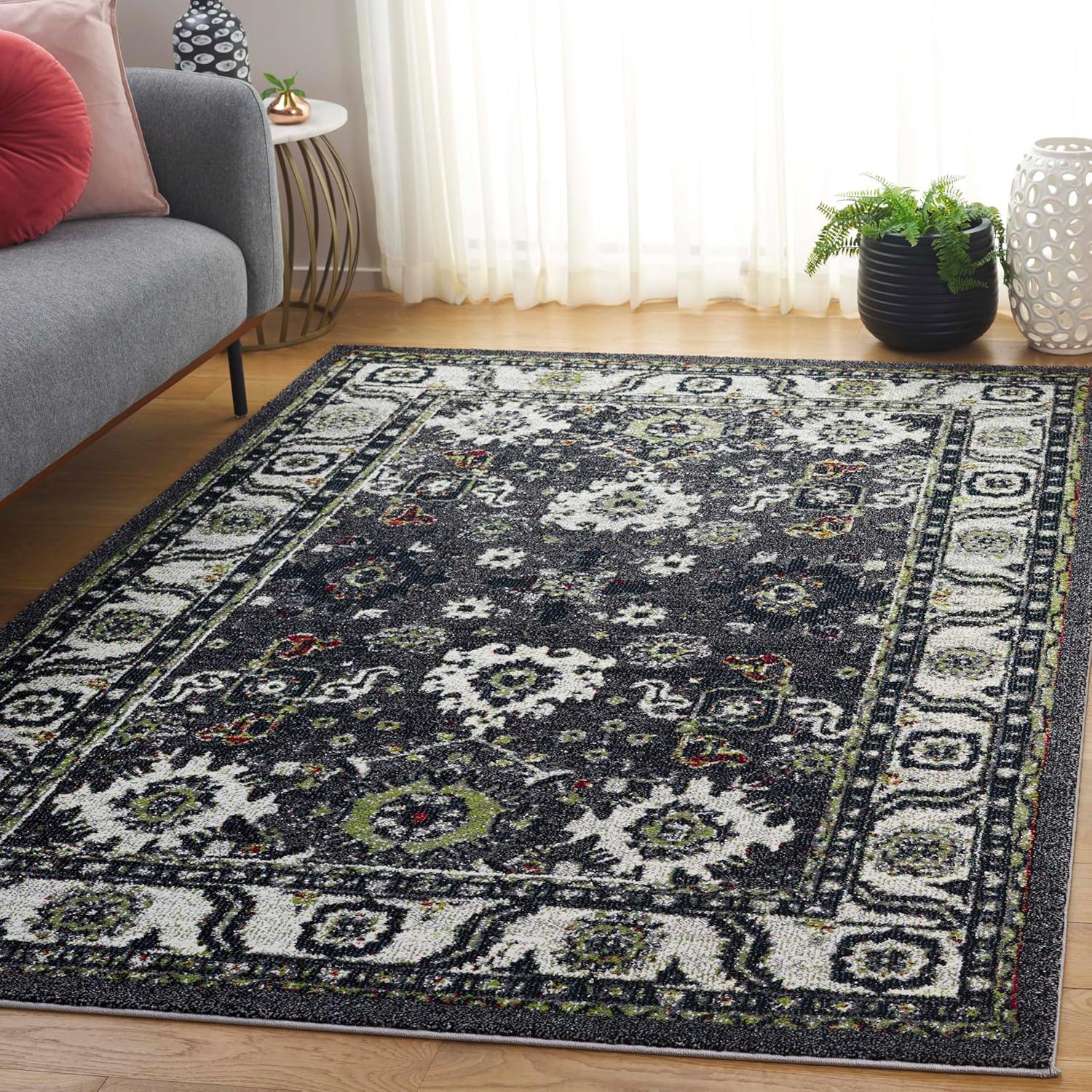 Vintage Hamadan VTH214 Power Loomed Area Rug  - Safavieh