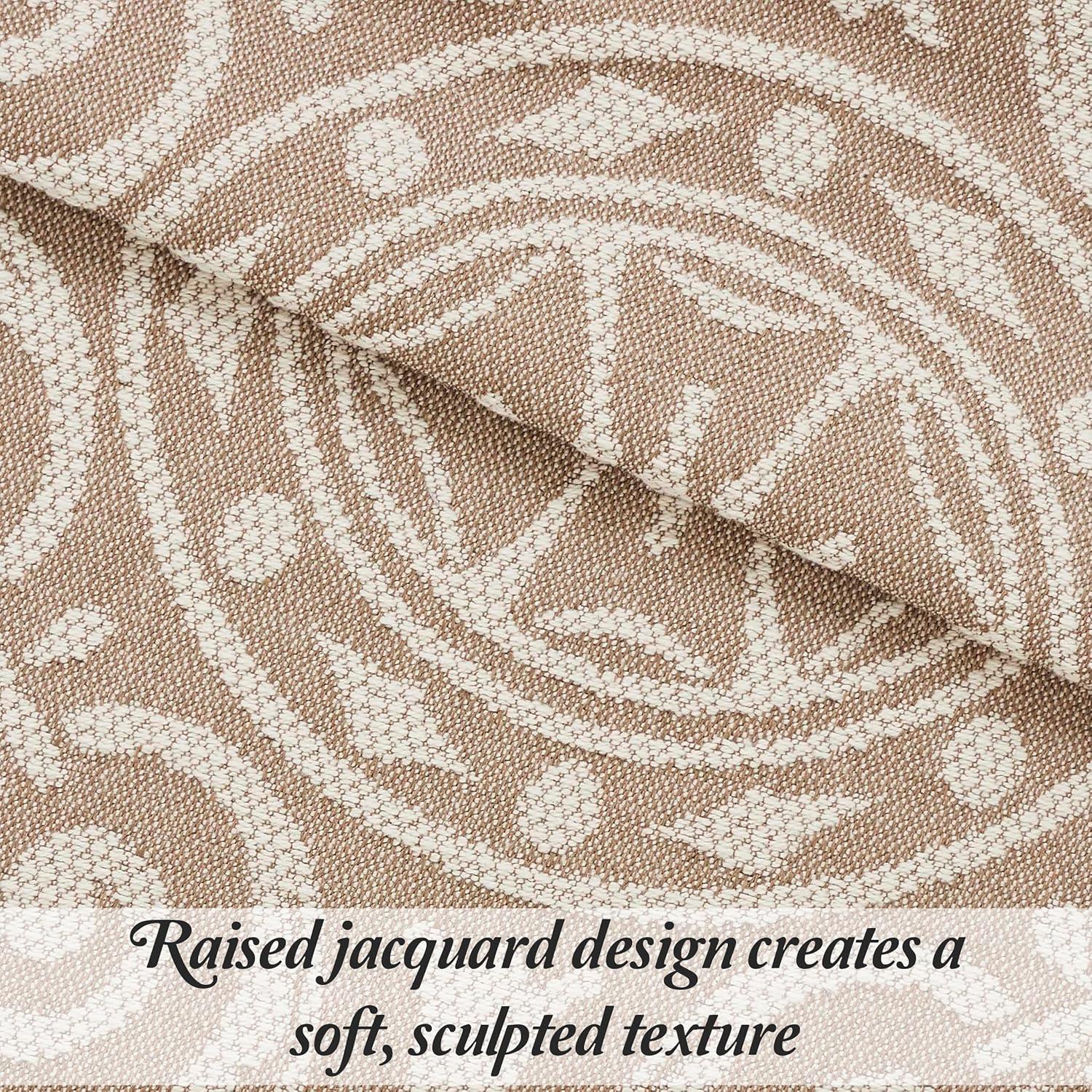 Superior Rio Lightweight Cotton Blend Woven Jacquard Traditional Medallion Bedspread/Coverlet Set