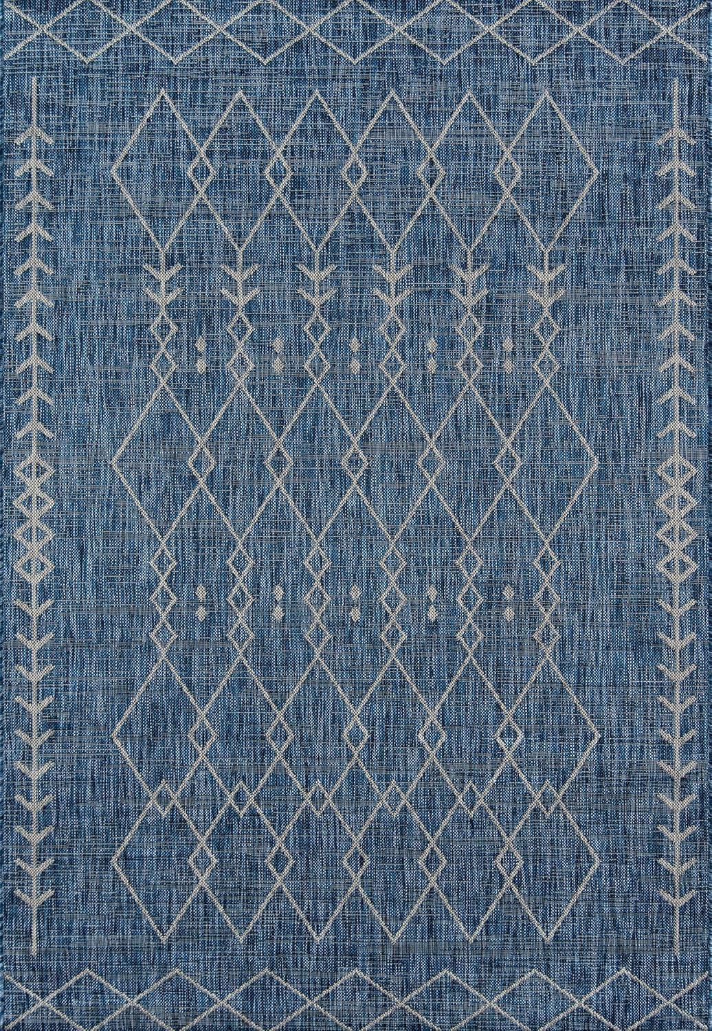 Momeni Villa Monaco Blue/Gray Indoor/Outdoor Rug
