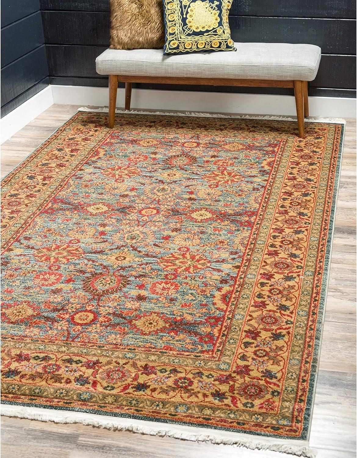 Rugs.com Chelsea Collection Rug – 5' x 8' Light Brown Medium Rug Perfect For Bedrooms, Dining Rooms, Living Rooms