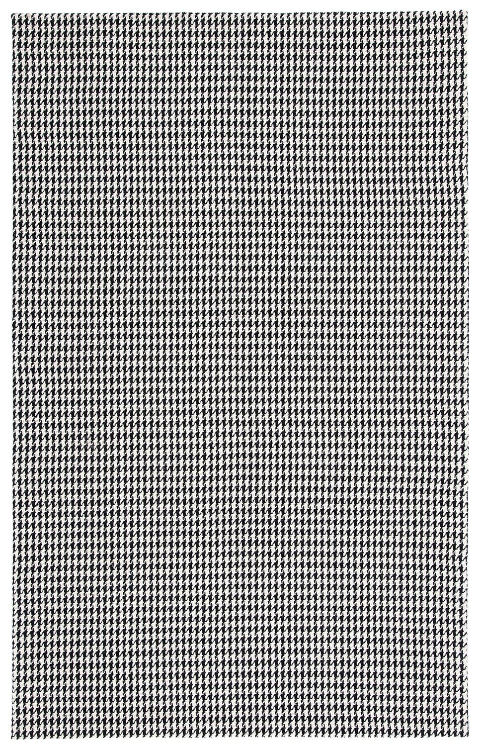 Marbella MRB319 Hand Woven Indoor Accent Rug - Black/Ivory - 3'x5' - Safavieh
