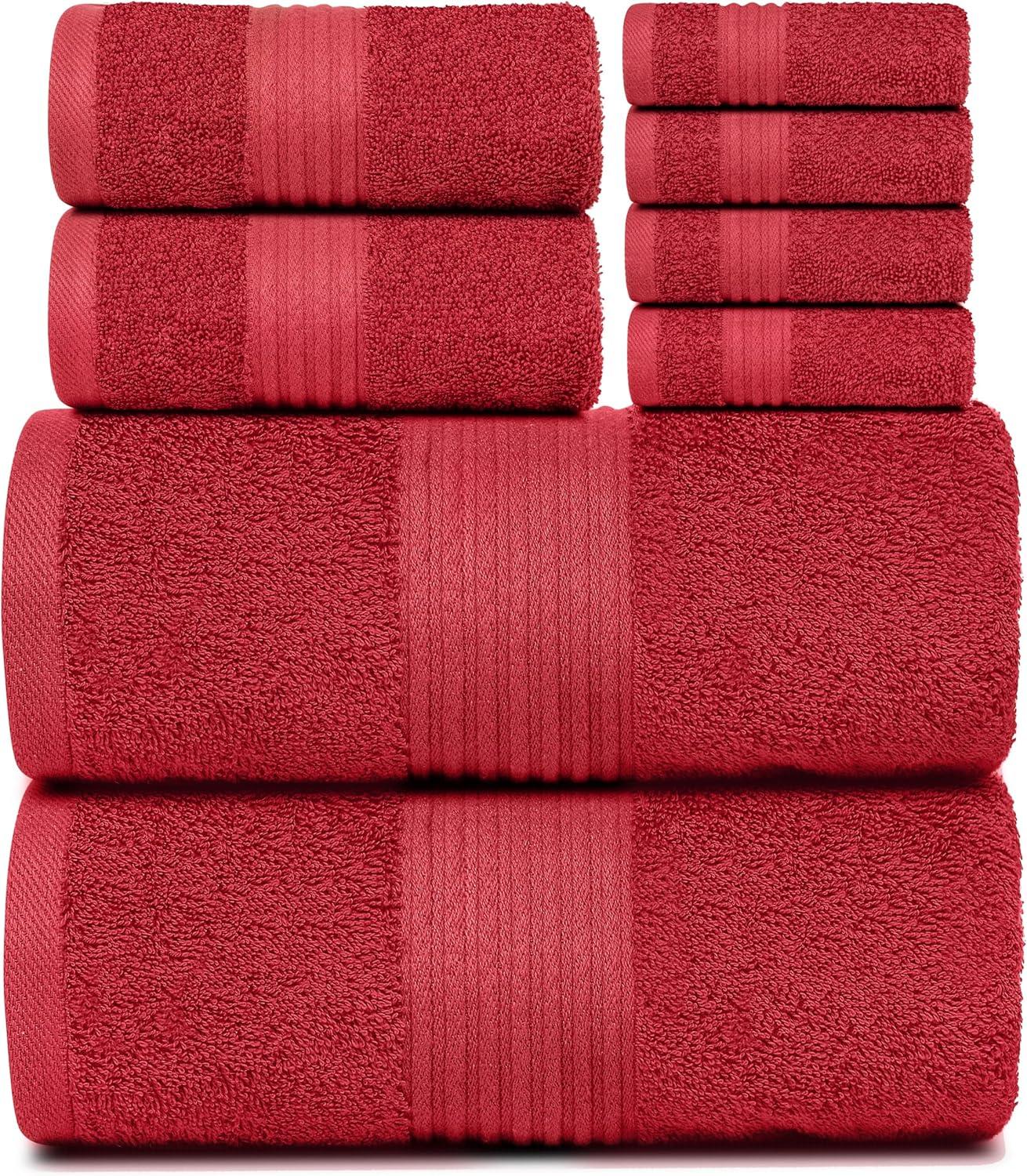Madison Park Signature 800GSM Ultra-Soft 100% Cotton Absorbent Towel Set