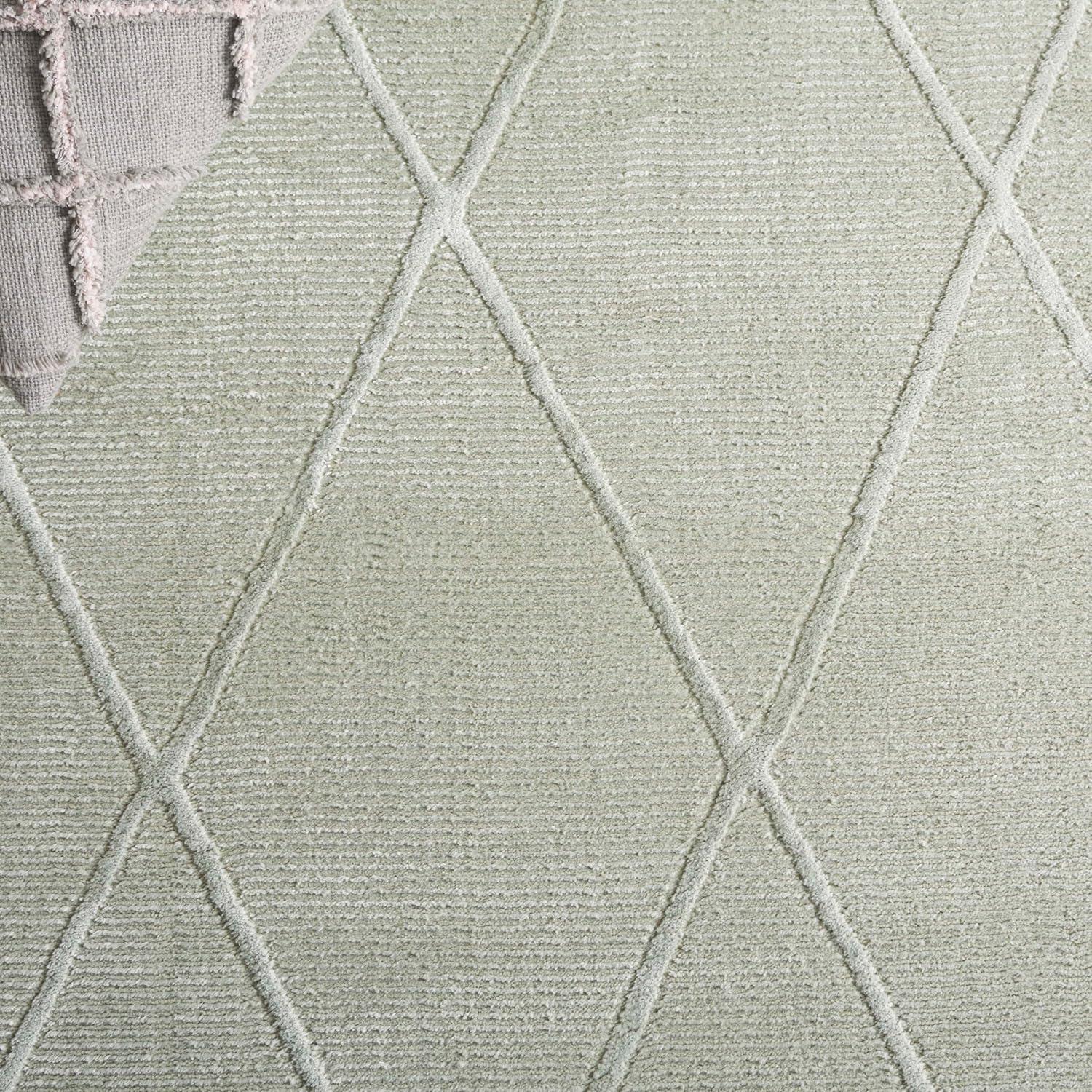 Revive REV104 Power Loomed Indoor Area Rug - 5'3"x7'7" - Sage - Safavieh