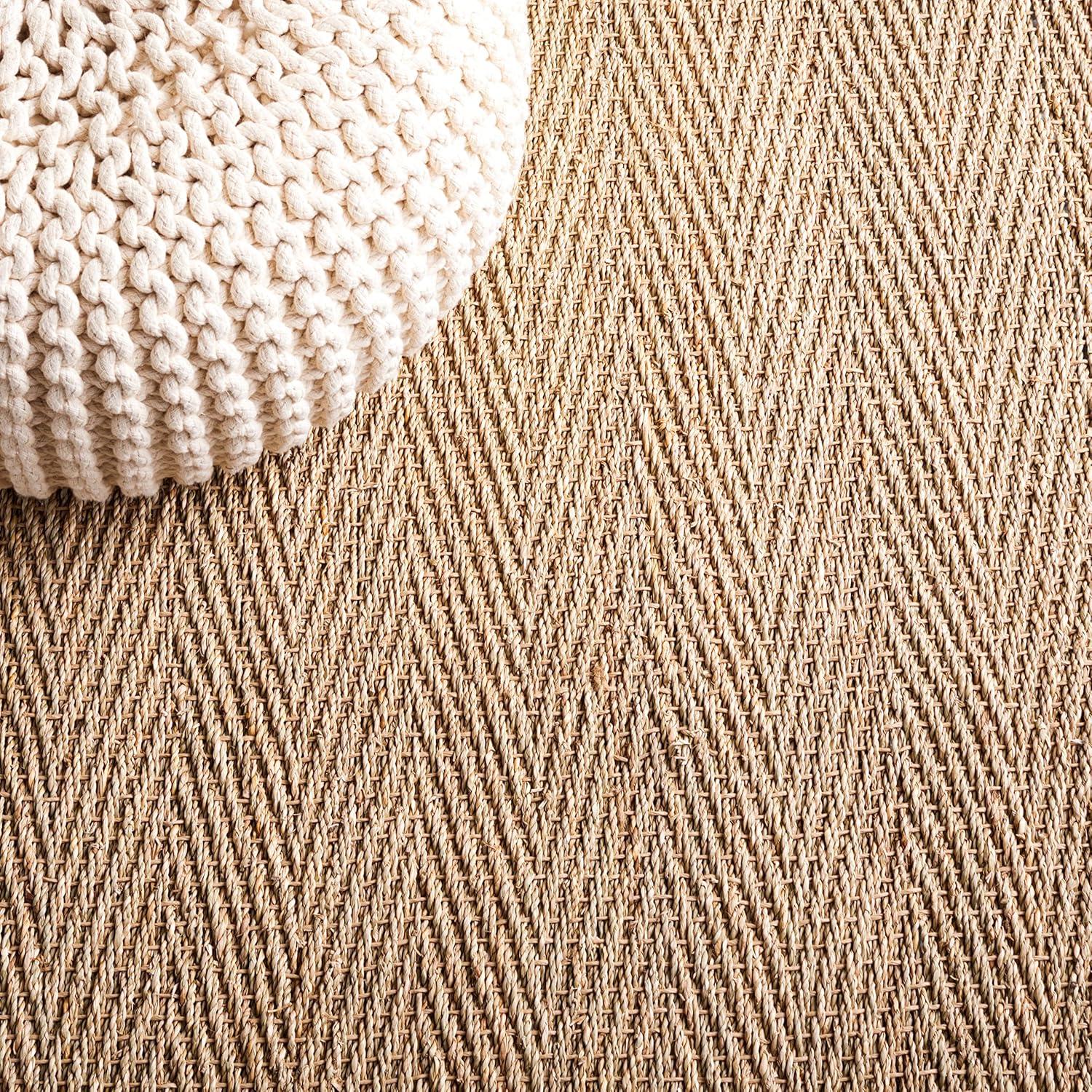 Natural Fiber NF115 Power Loomed Indoor Area Rug - Natural/Brown - 5'x8' - Safavieh