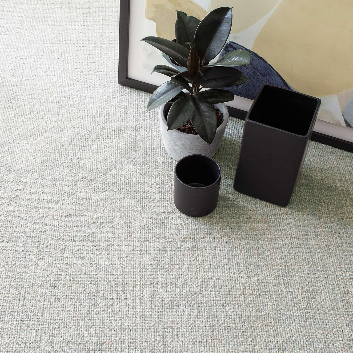 Marled Grey Handwoven Cotton Rug