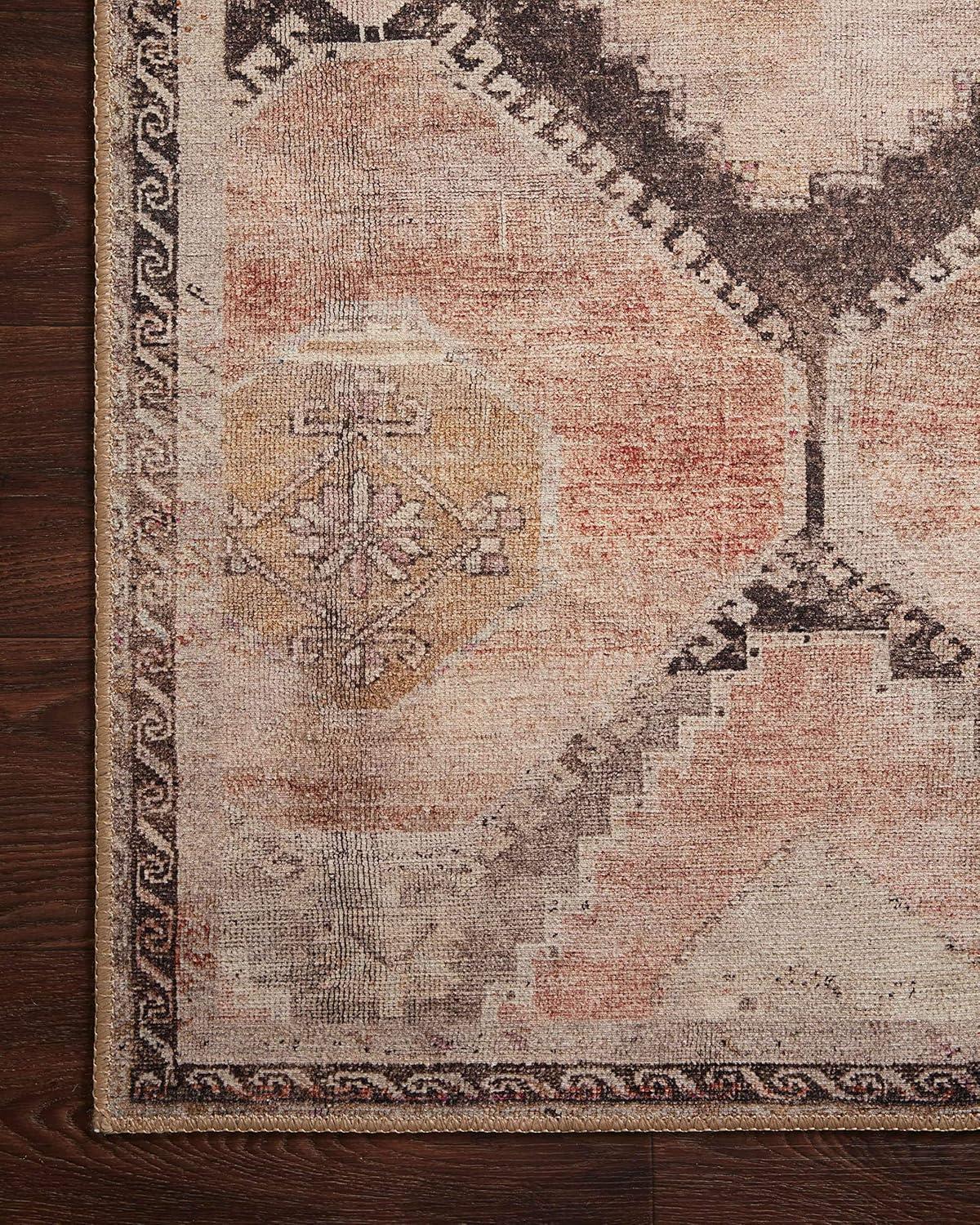 Loloi II Wynter Geometric Traditional Area Rug, Brown, 2'.6" x 12'.0"