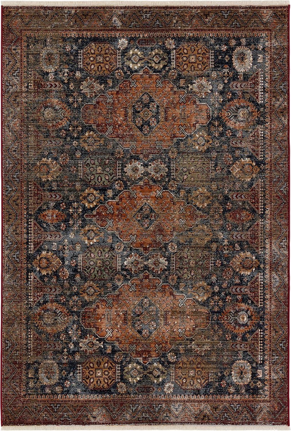 Zefira Gray Synthetic 8' x 10' Rectangular Rug