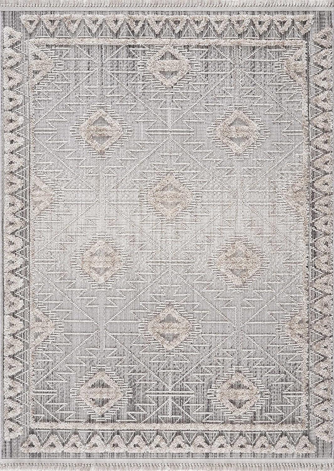 Hauteloom Rectangle Area Rug   Charcoal