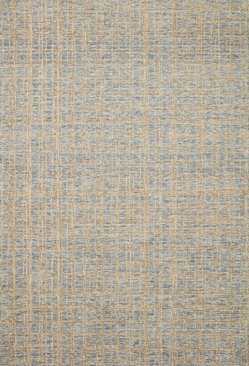 Polly I Hand-Tufted Wool Rug by Chris Loves Julia x Loloi - Blue and Sand / 2' x 5'