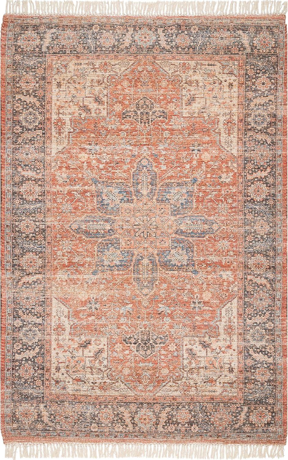 Lauren Liess x Rugs Persian Medallion Tassel Area Rug