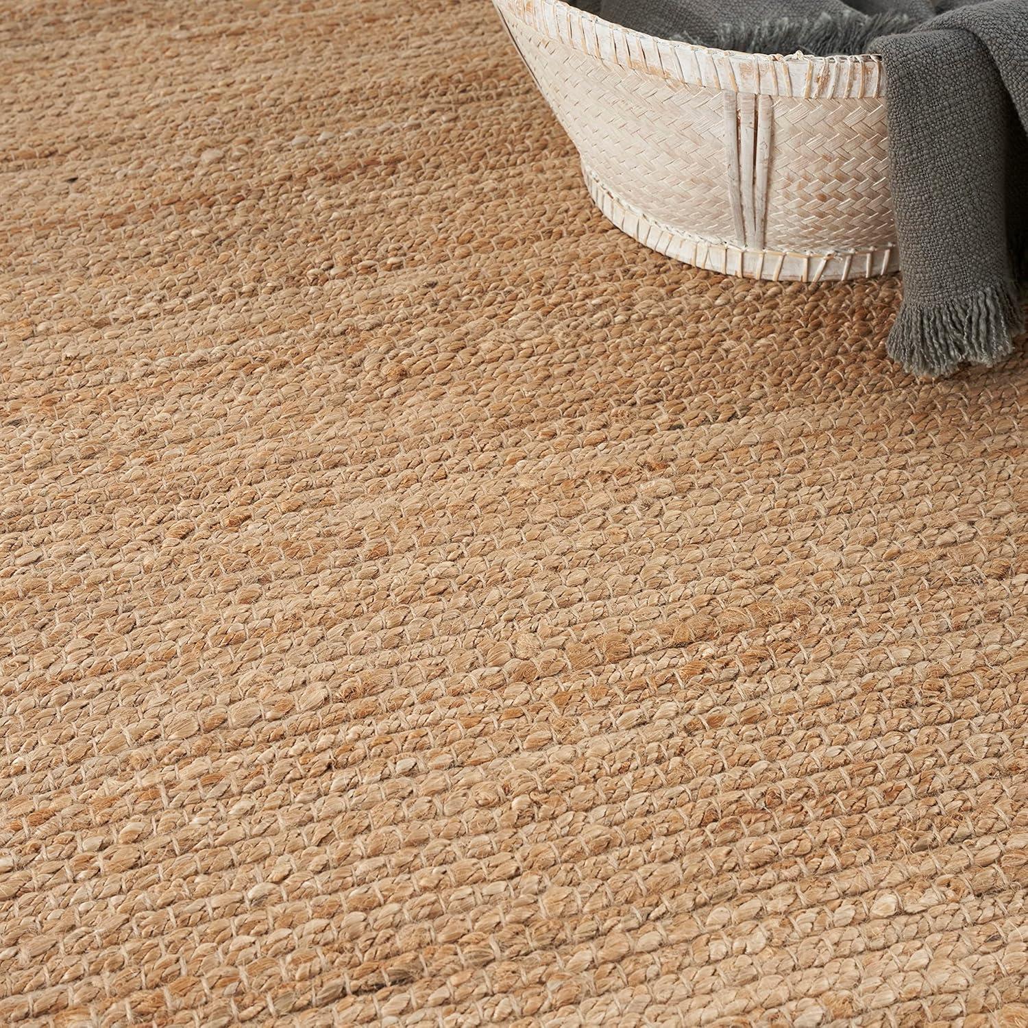 Nourison Farmhouse Natural Jute Flatwoven Rug