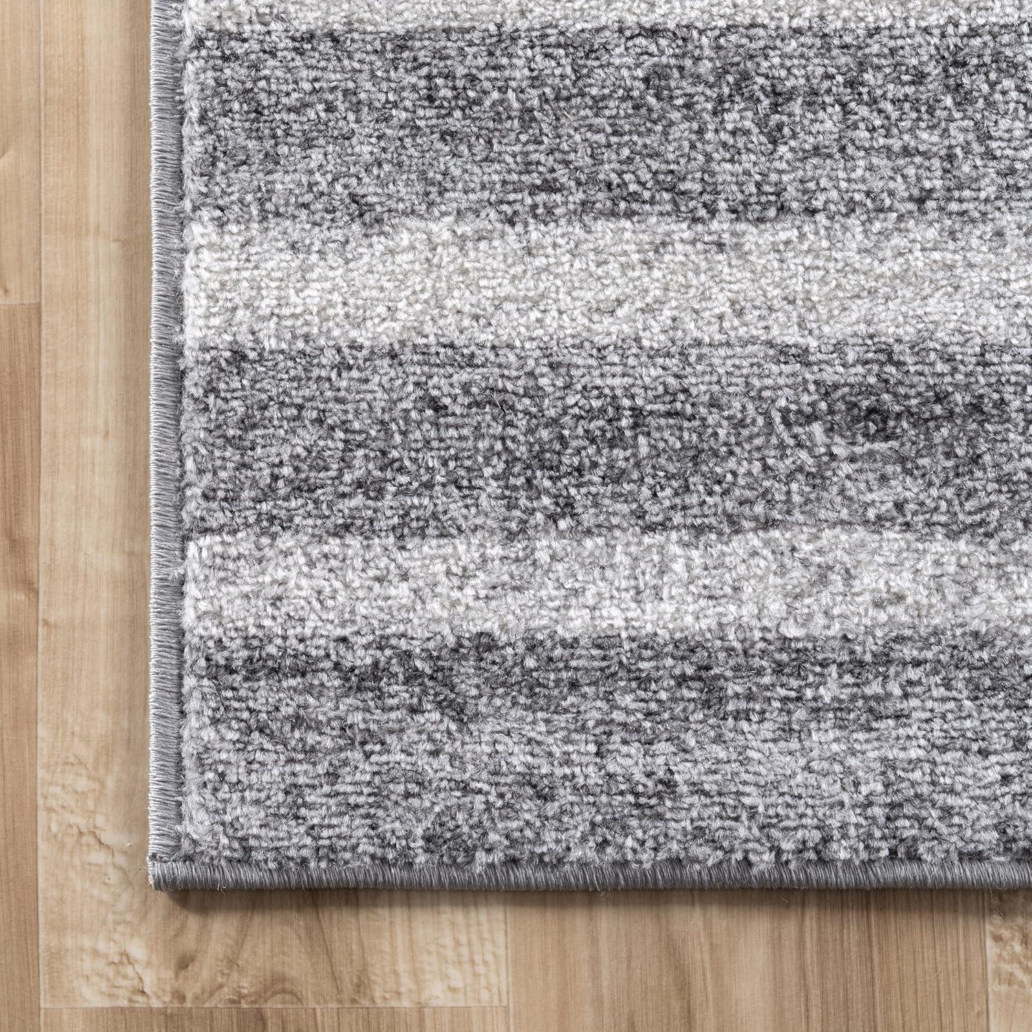 Thomas Paul Thomas Paul Starfish and Striped Gray Rug