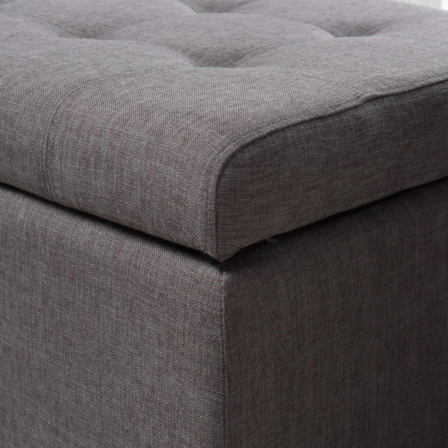 Sterling Fabric Tufted Storage Ottoman