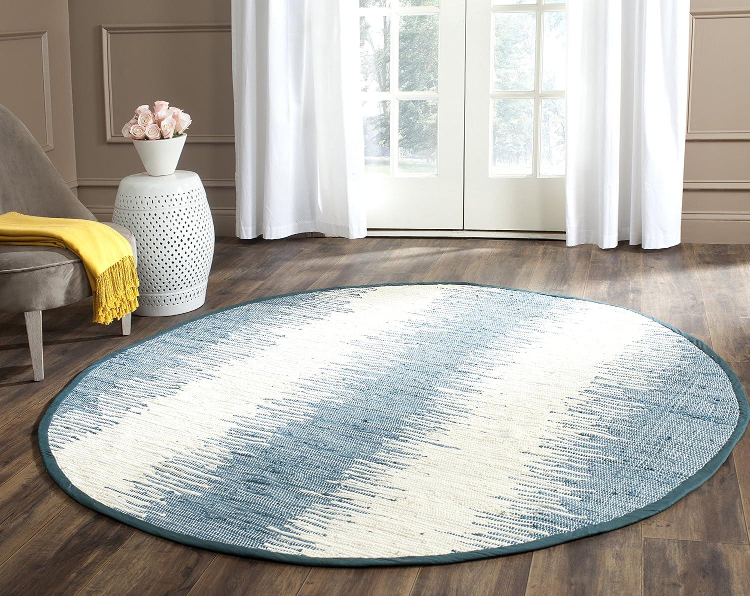 Montauk MTK751 Hand Woven Indoor Accent Rug - Blue - 4'x6' - Safavieh