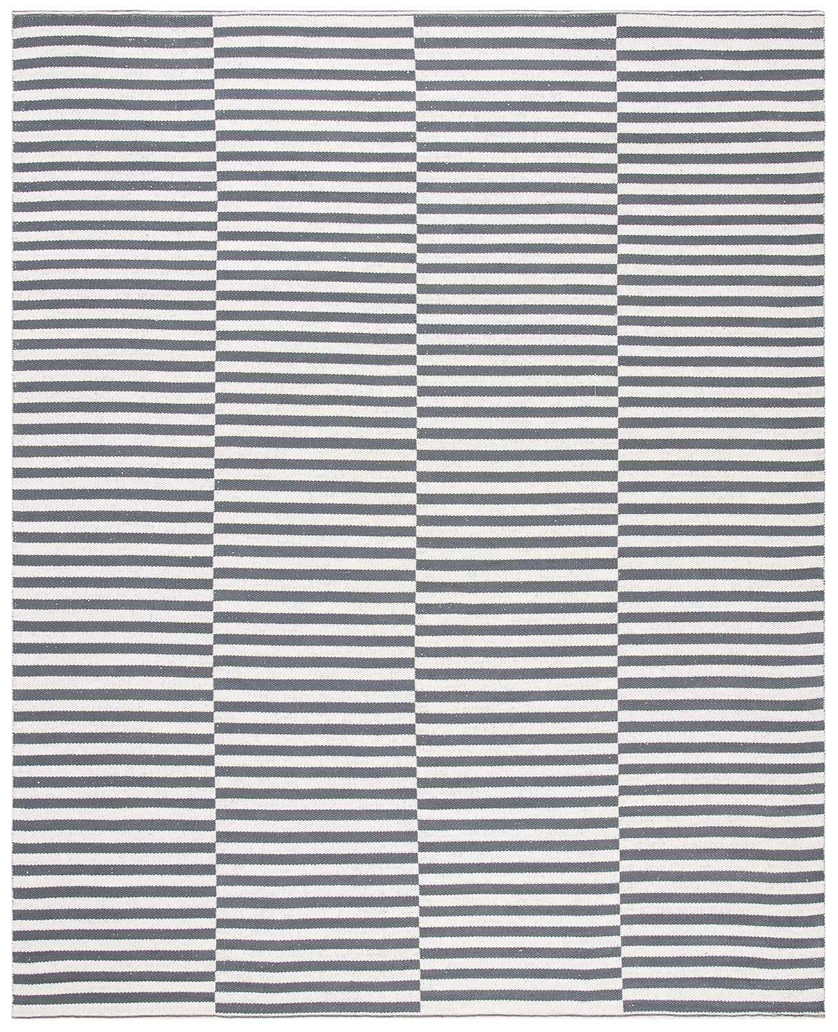 Montauk MTK715 Hand Woven Indoor Area Rug - Ivory/Grey - 7'x9' - Safavieh