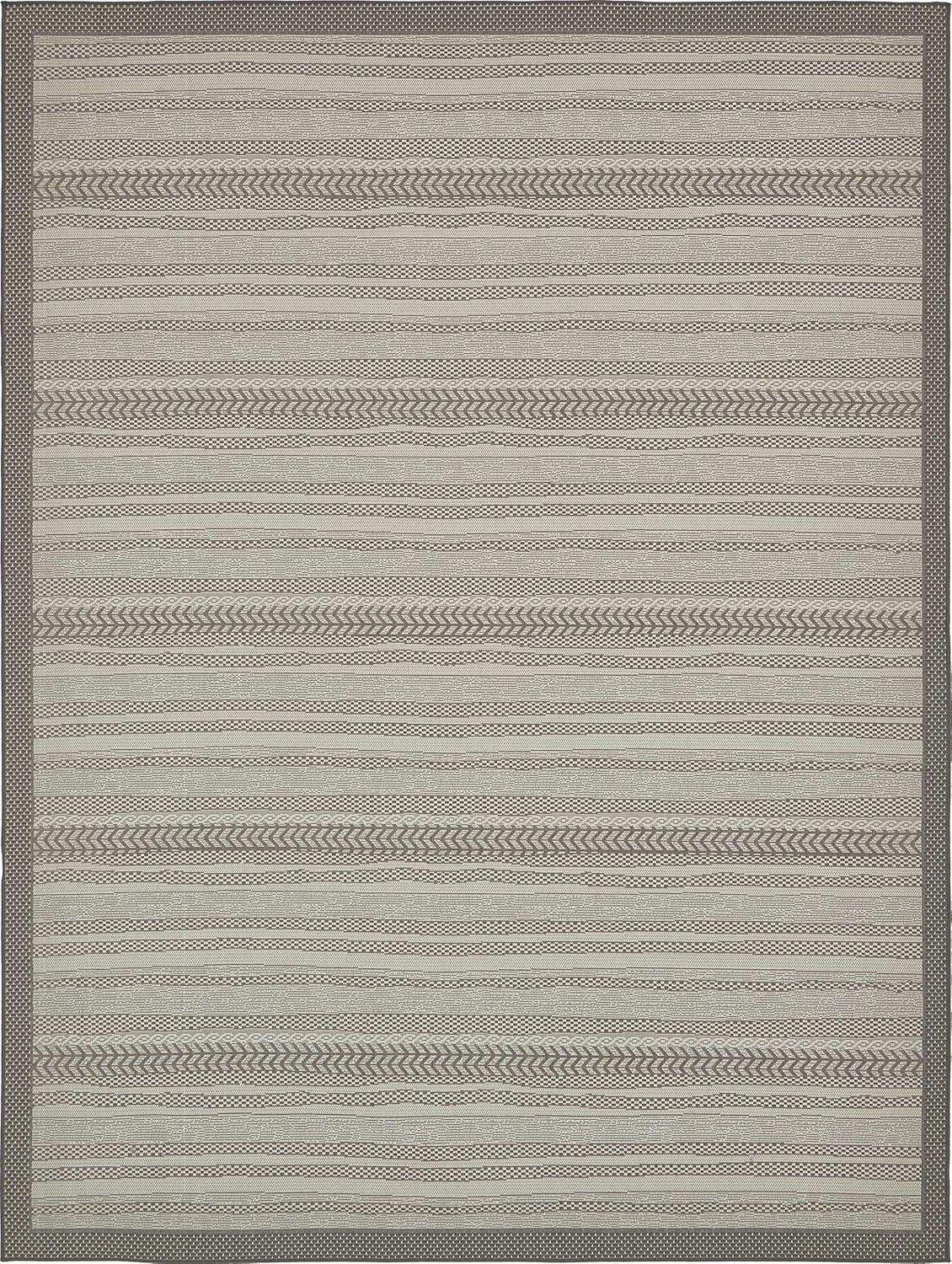 McLellen Striped Indoor / Outdoor Rug