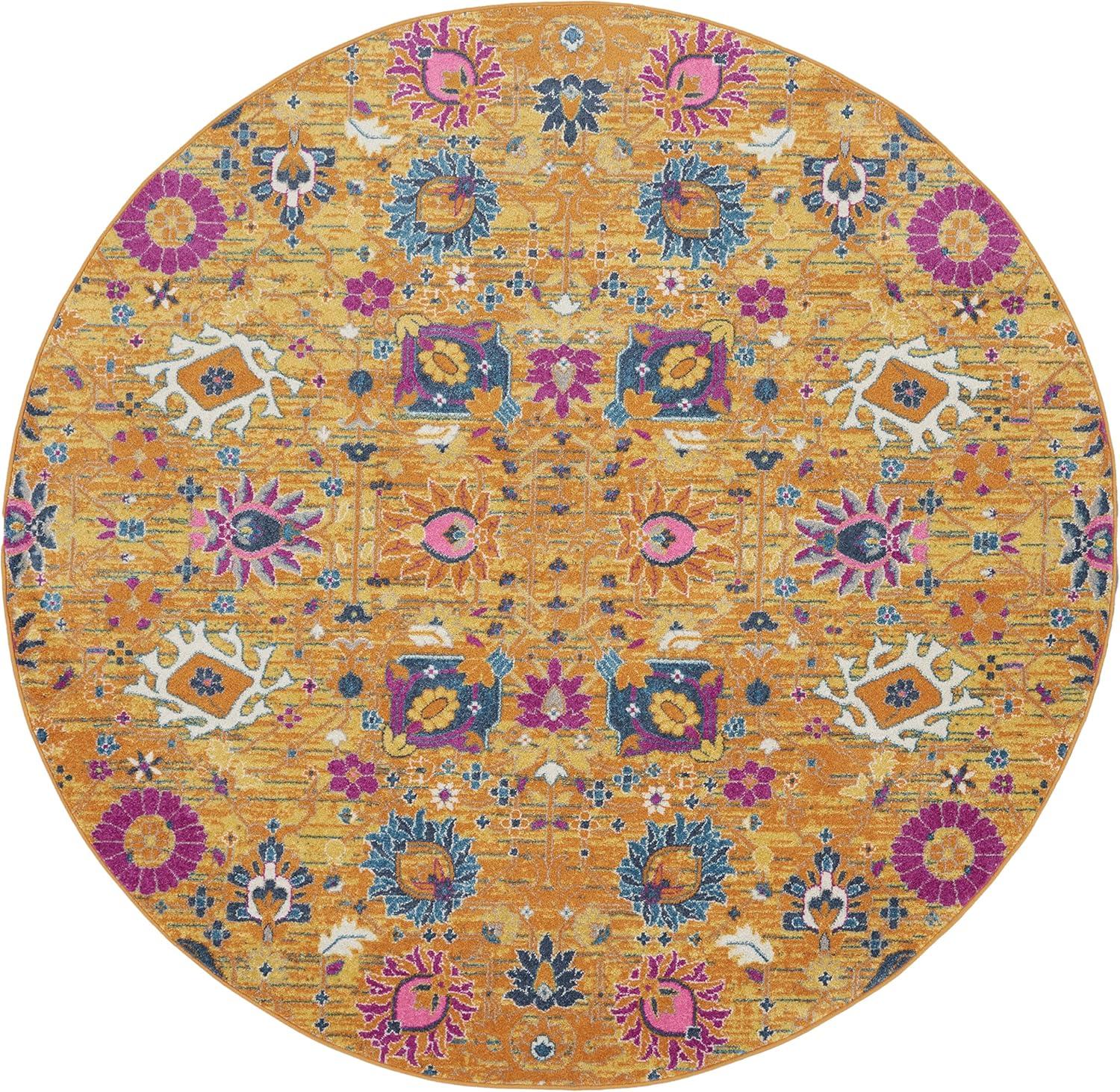 Nourison Passion Bohemian Indoor Rug Sunburst 8' x Round
