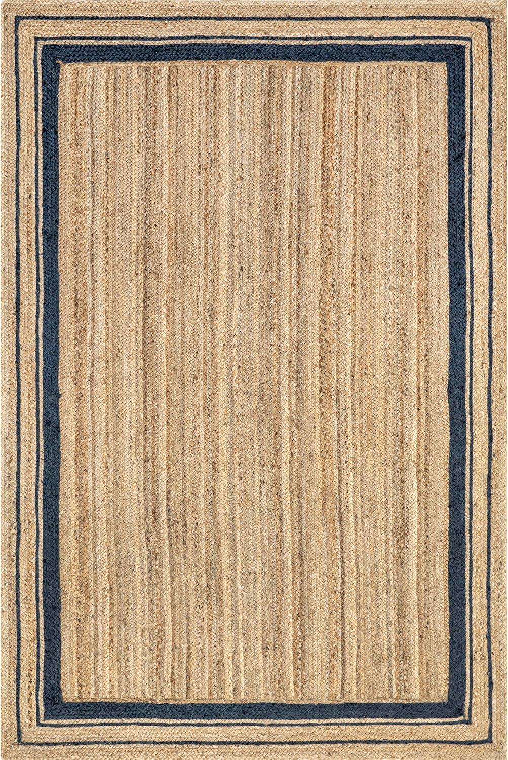 Nuloom Rikki Coastal Braided Jute Indoor Area Rug