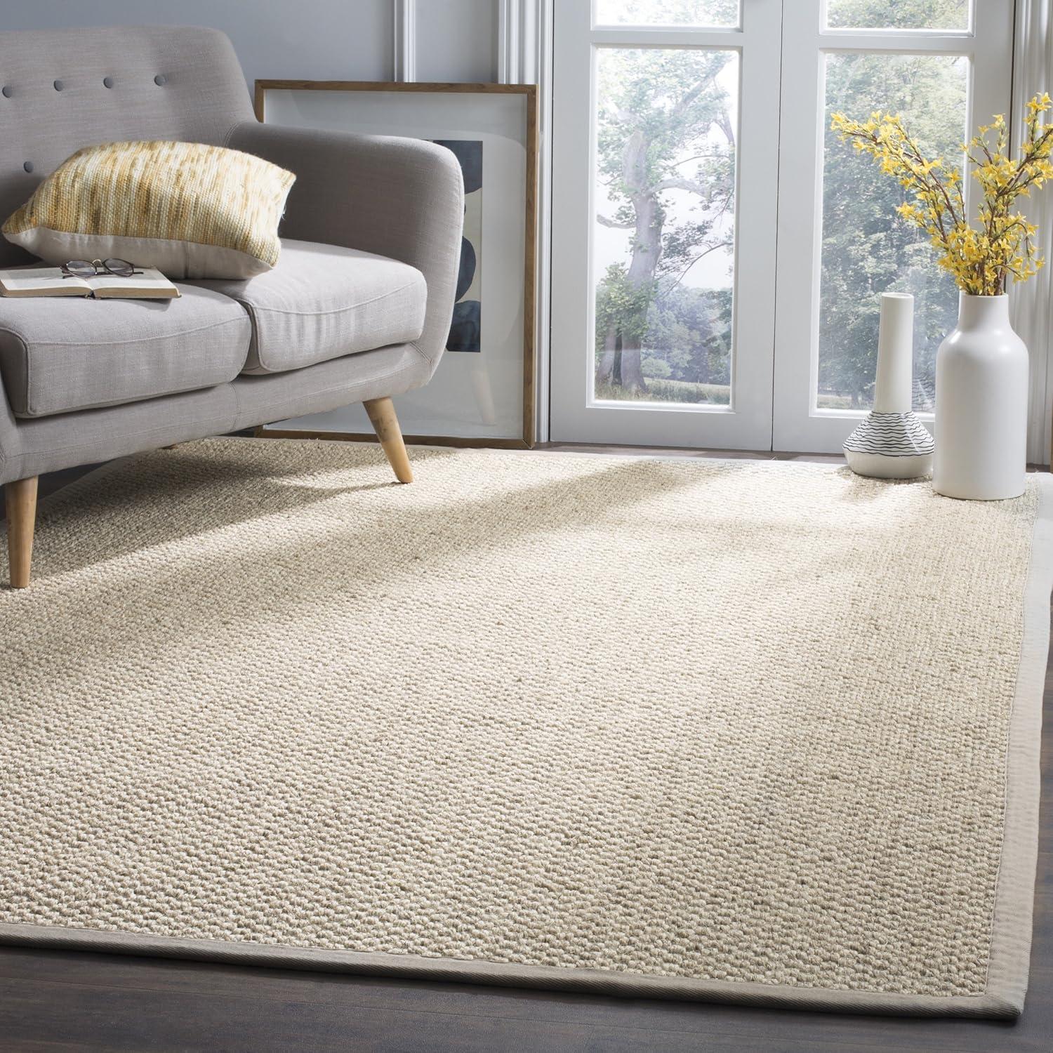 Natural Fiber NF525 Power Loomed Indoor Area Rug - Marble - 5'x8' - Safavieh.