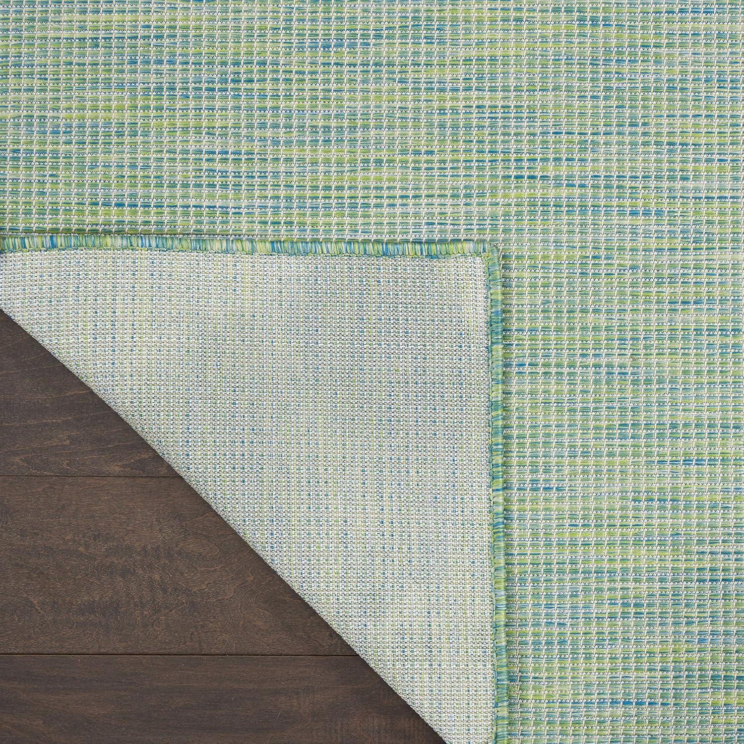 Nourison Positano POS01 Indoor/outdoor Area Rug - Blue/Green 5' x 7'