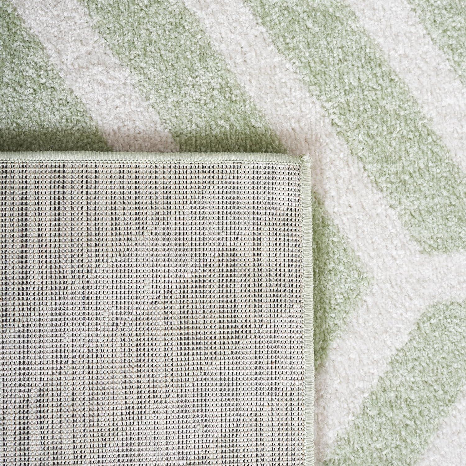 Adirondack ADR253 Machine Made Indoor Area Rug - Sage/Ivory - 5'-1"x7'-6" - Safavieh