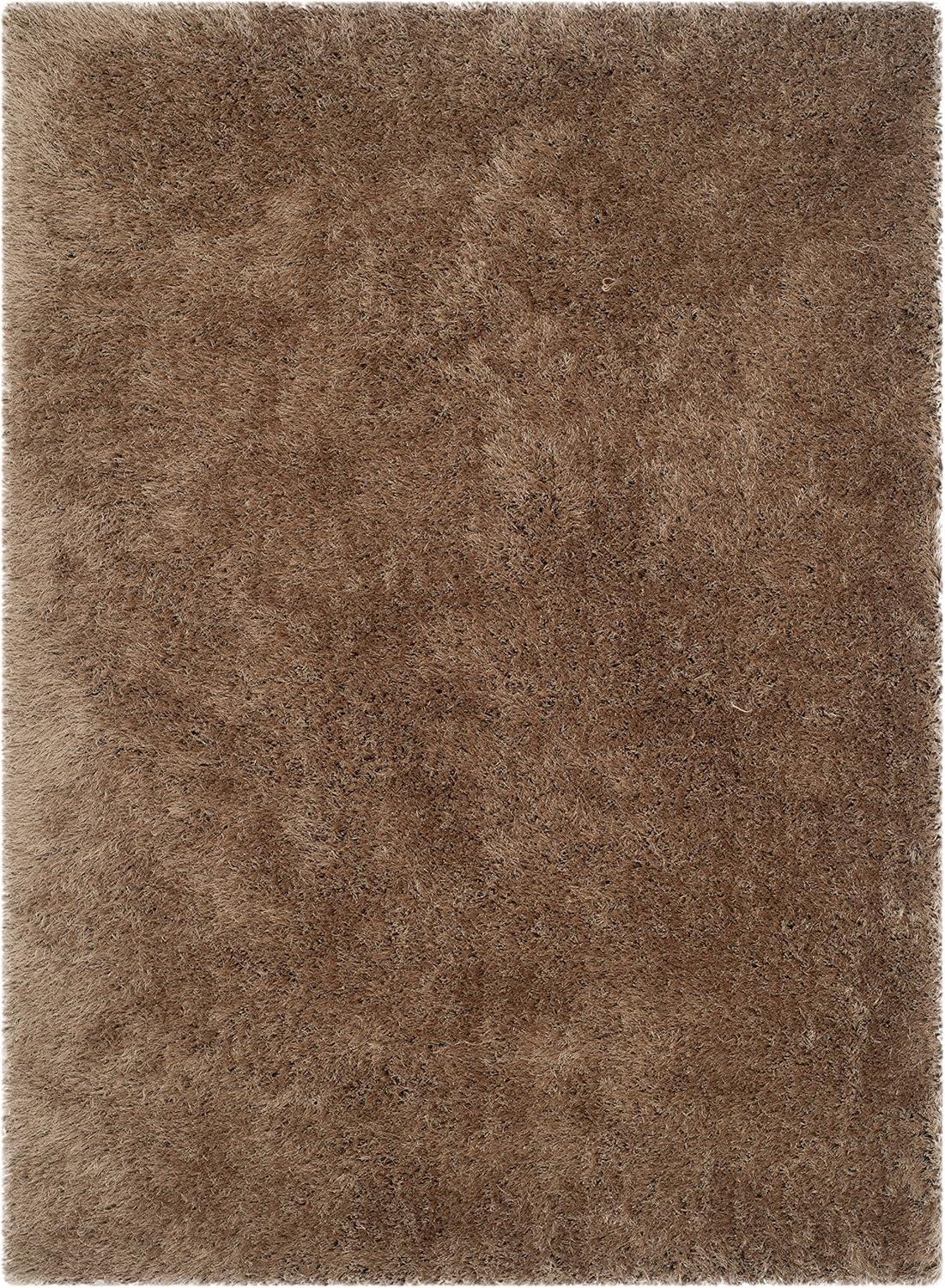 Venice Shag SG256 Hand Tufted Indoor Area Rug - Pearl - 5'x8' - Safavieh