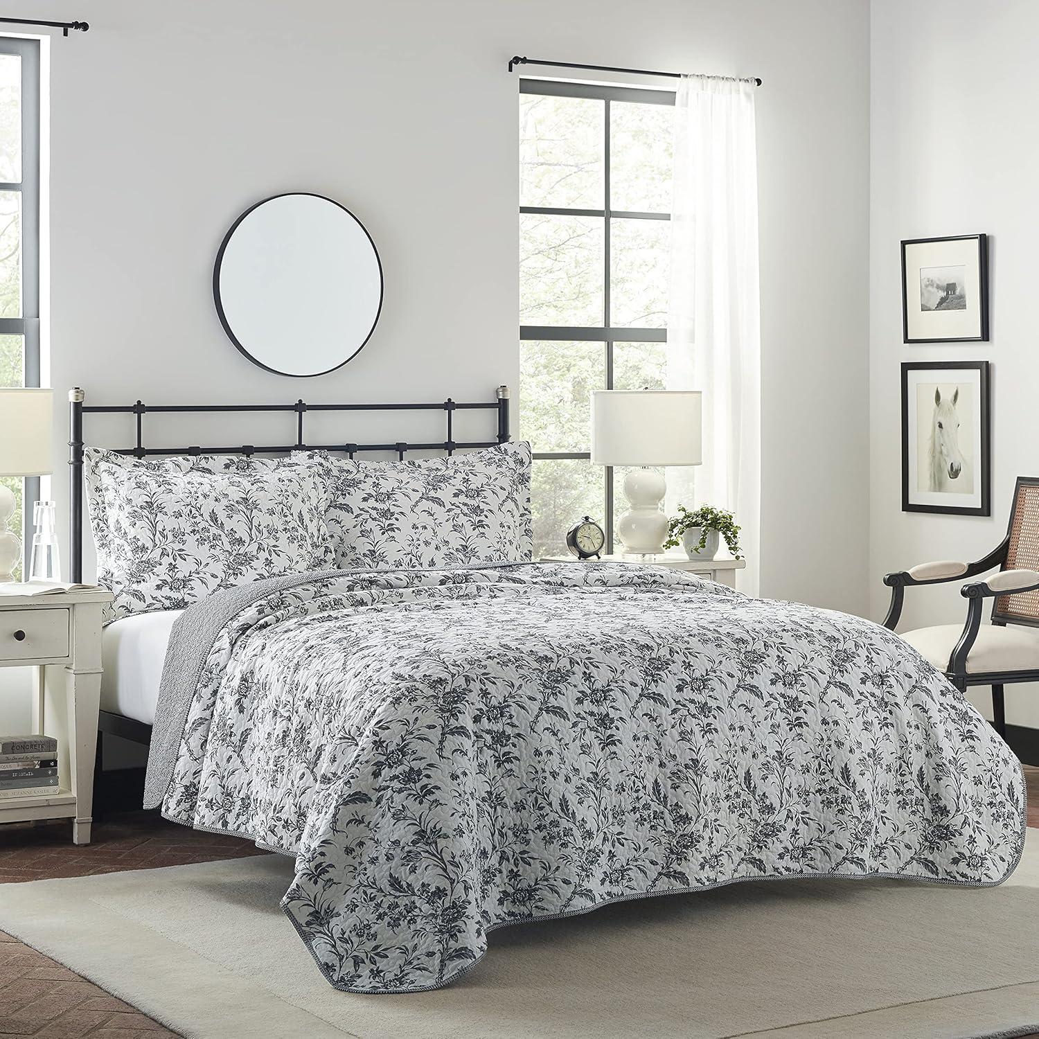 Laura Ashley Amberley Reversible Cotton Quilt Set