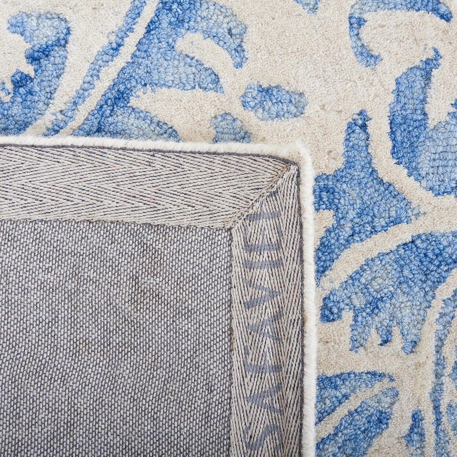 Dip Dye DDY212 Hand Tufted Area Rug - Blue/Ivory - 8'x10' - Safavieh.