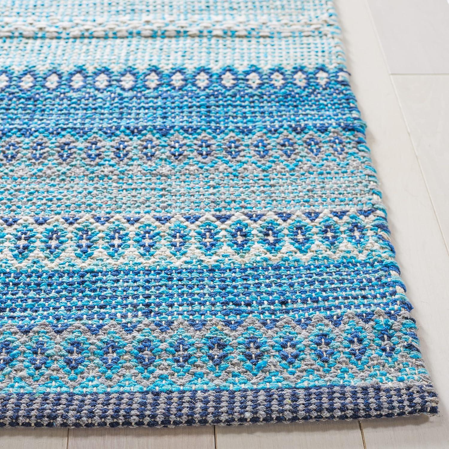 Montauk MTK851 Hand Woven Area Rug - Grey/Blue - 3'x5' - Safavieh.