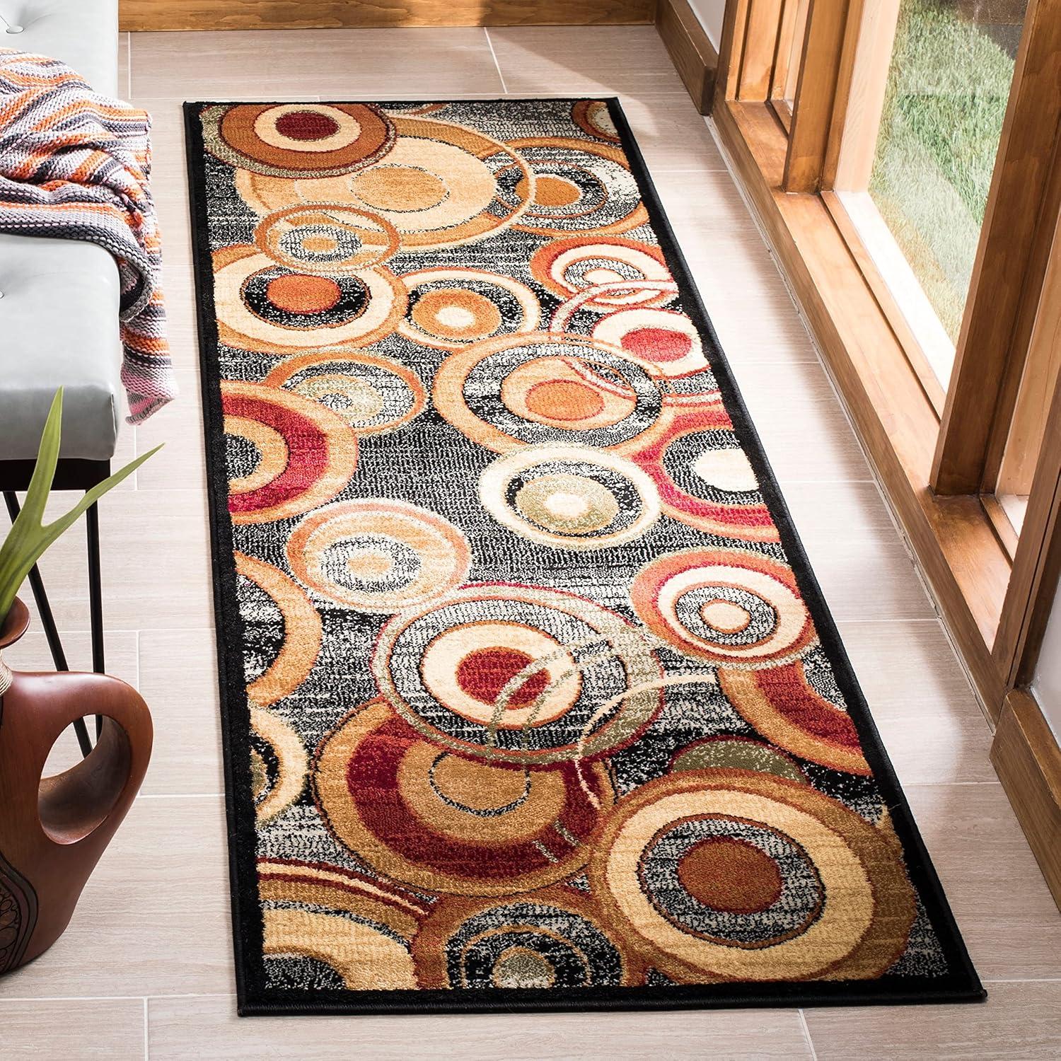 Lyndhurst LNH225 Power Loomed Accent Rug - Ivory/Multi - 3'3"x5'3" - Safavieh.