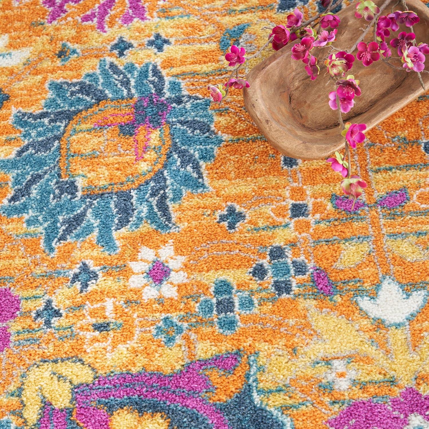 Nourison Passion Bohemian Indoor Rug Sunburst 8' x Round