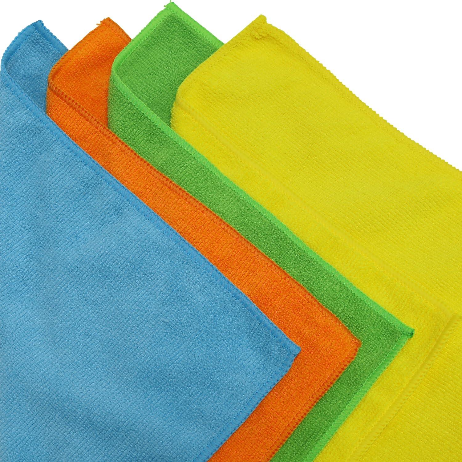 Simple Houseware 50PK Microfiber Cloths (12Y,12G,13O,13B)