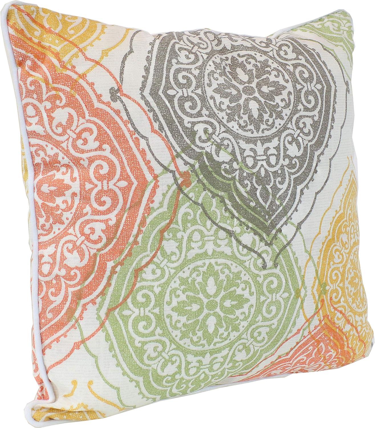 16" x 16" Polyester Square Outdoor Throw Pillows, 2 Count