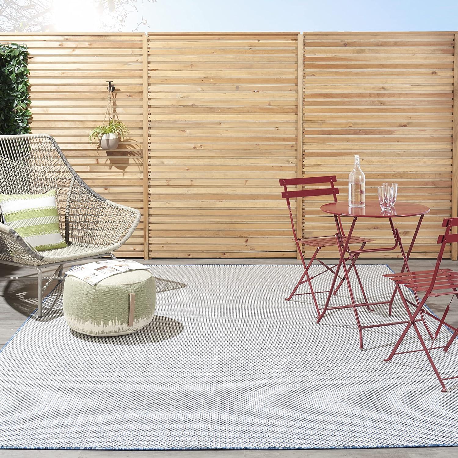 Nourison Courtyard Modern Easy Care Outdoor Rug