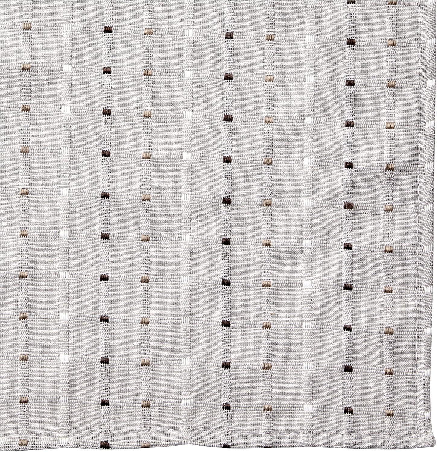 Saro Lifestyle Solid Color Tablecloth With Stitched Line Design