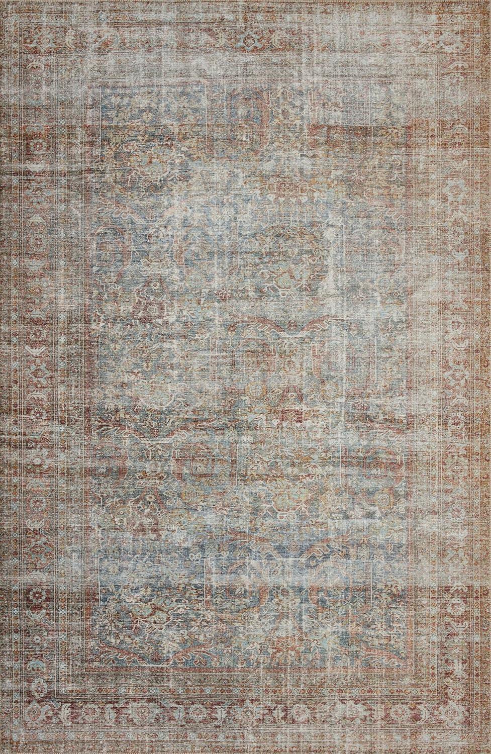 Chris Loves Julia x Loloi Chris Loves Julia x Loloi Jules Oriental Lagoon/Brick Area Rug